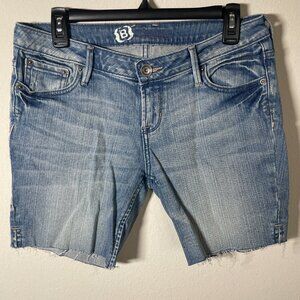 BULLHEAD CUTOFF SLIM DENIM JEAN SHORTS Women’s Size 9 Jorts Cotton